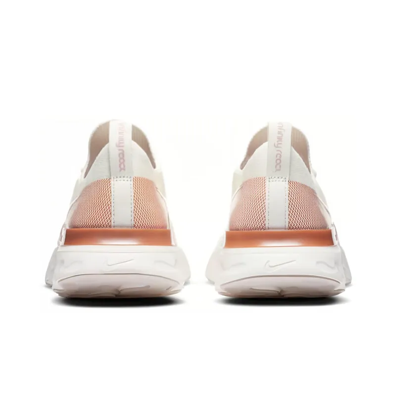Nike React Infinity Run Flyknit Sail Metallic Copper Women's-4