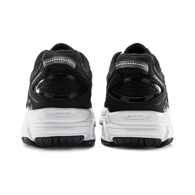 Saucony Cohesion 9 Classic Cushioning Anti Slip Wear Resistant Breathability Low Top Running Shoes Women's Black-3