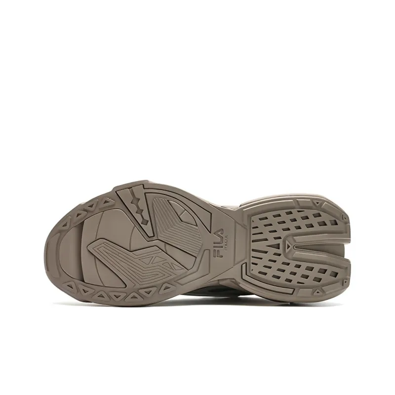 FILA FUSION TI 22 Cushioning Wear Resistant Low Top Casual Shoes Men's Brown Black-4