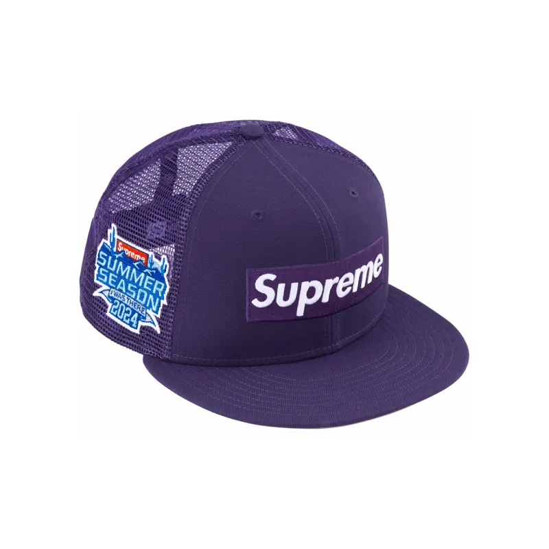Supreme   Baseball Caps Unisex Purple-0