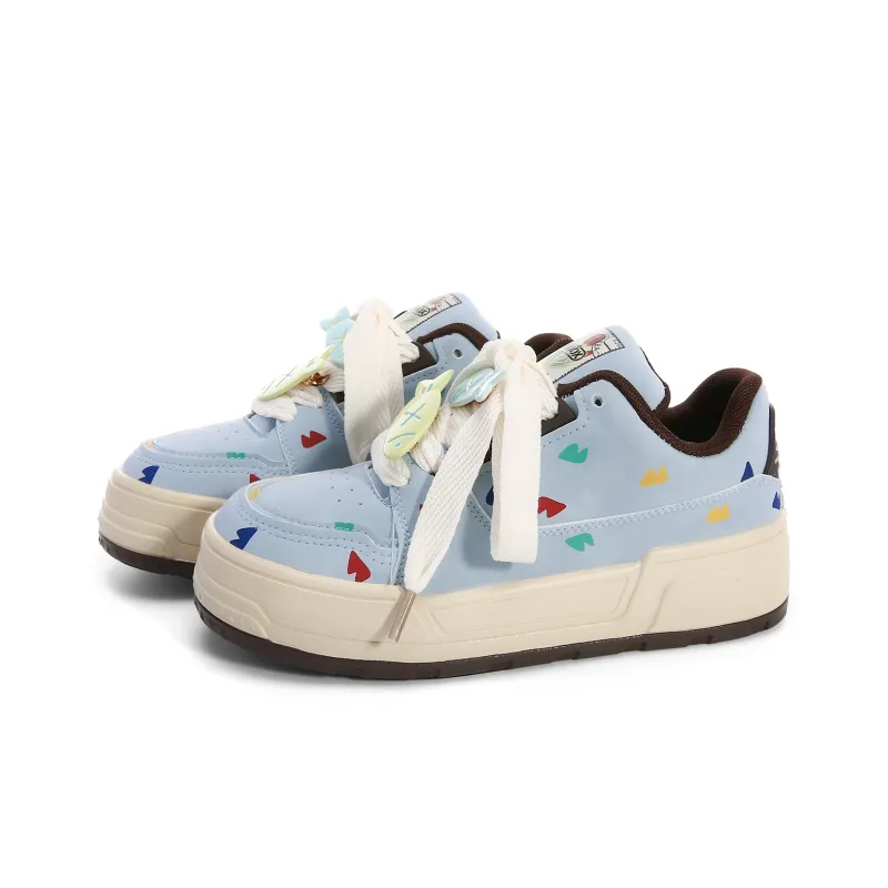 Cob Slip Resistant, Waterproof, Lightweight Low Top Skateboard Shoes Women's Light Blue-2
