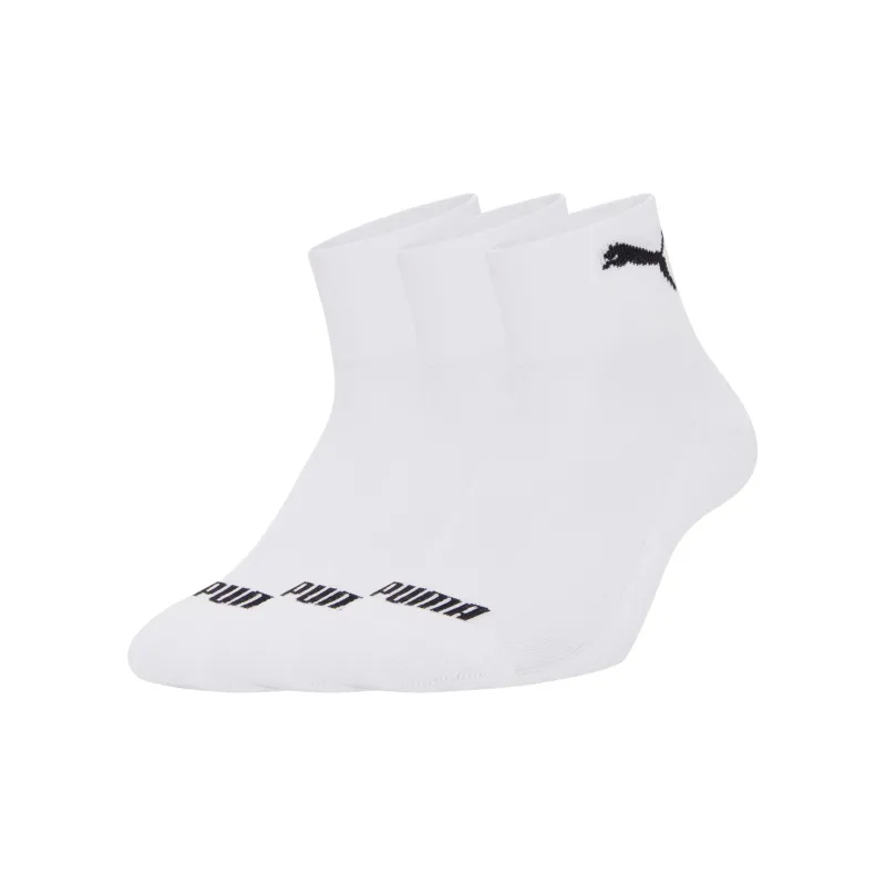 PUMA Essentials+ Mid Calf Socks Unisex 3 Pack White-0