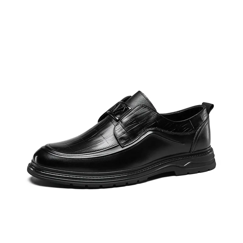 YEARCON Dress Shoes Men Low Top None-1
