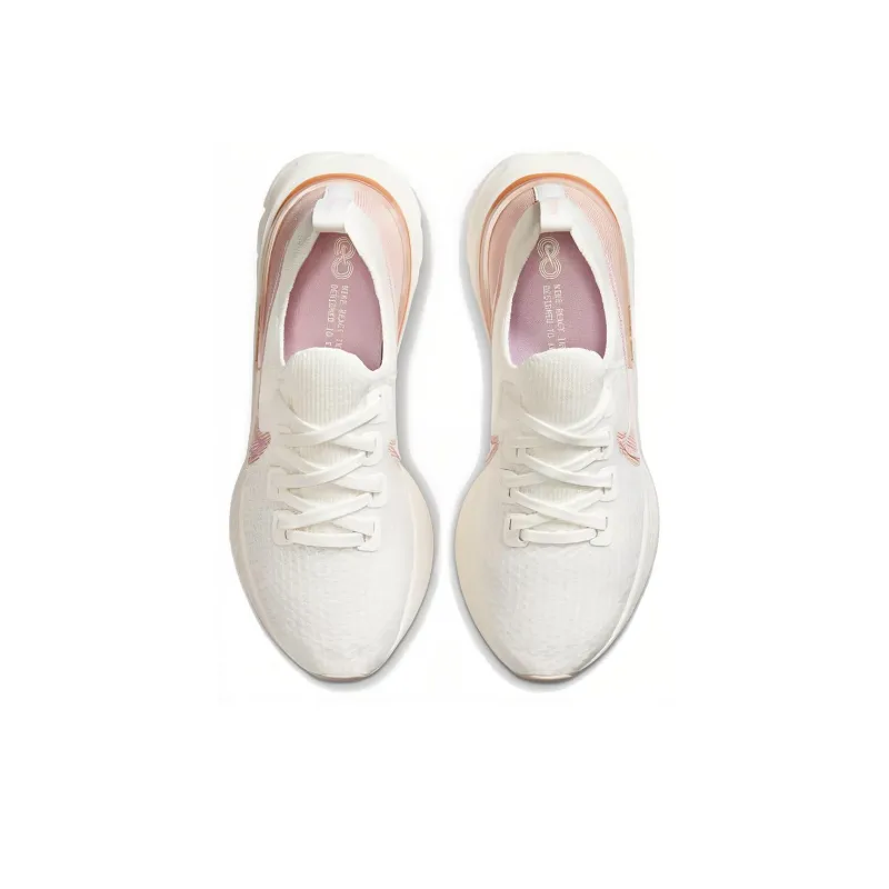 Nike React Infinity Run Flyknit Sail Metallic Copper Women's-3