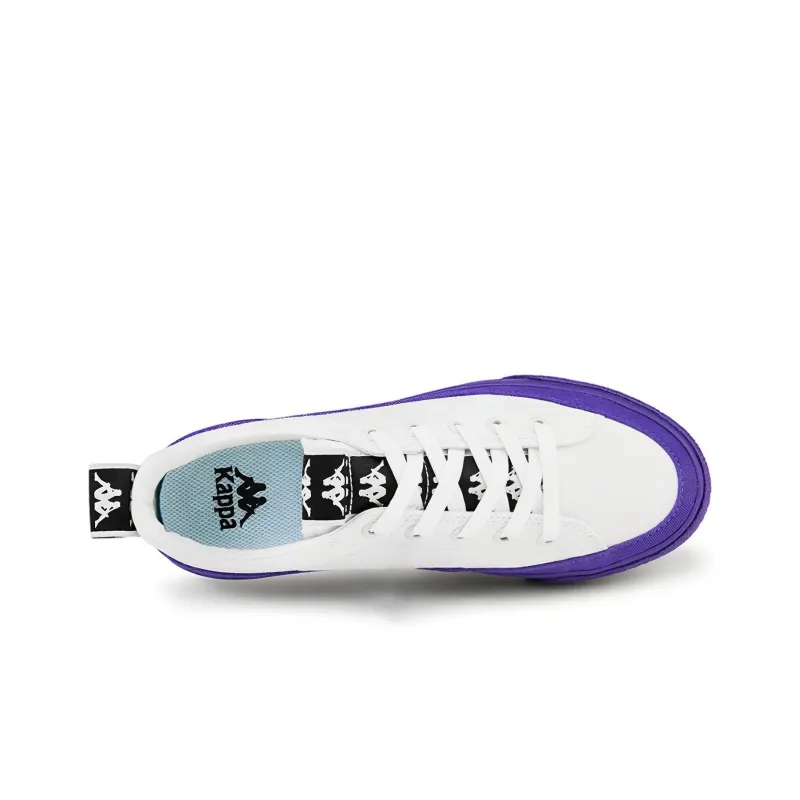 Kappa BANDA Label String Slip-Resistant Low-Top Canvas Shoes Unisex Royal Purple-3