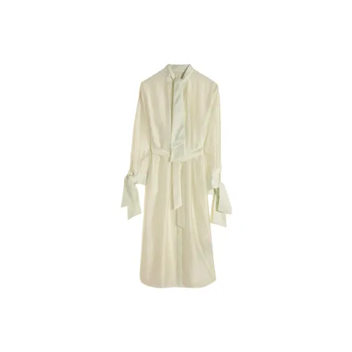 HOLZWEILER SS24 Long-Sleeved Dresses Women's Light Green