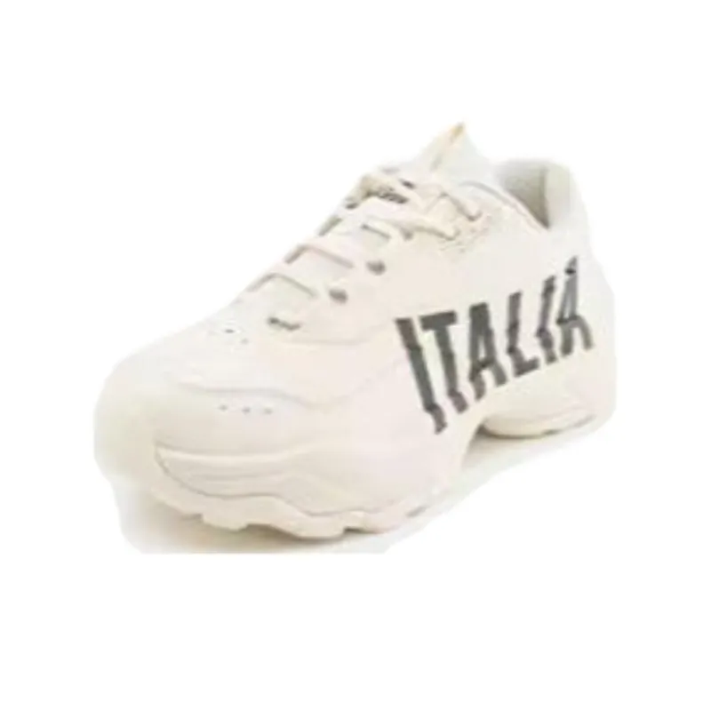 Kappa Cushioning Slip Resistant Low Top Chunky Sneakers Unisex Beige Black-2