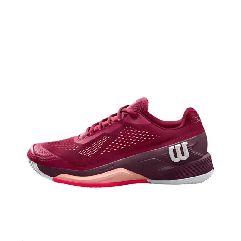 Wilson Rush Pro 4.0 Low Top Tennis Shoes Women's Red-0
