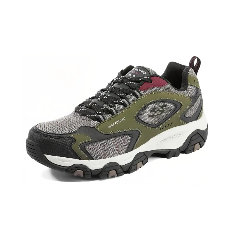 Skechers Casual Shoes Men Low Top Olive Green-2
