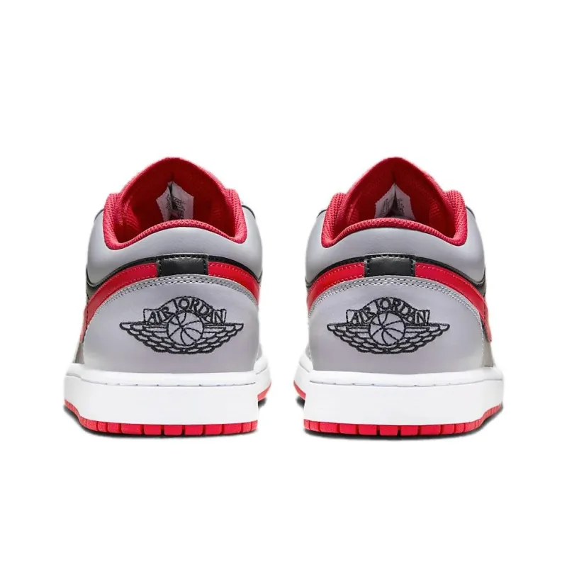 Jordan 1 Low Black Light Smoke Grey Gym Red-4