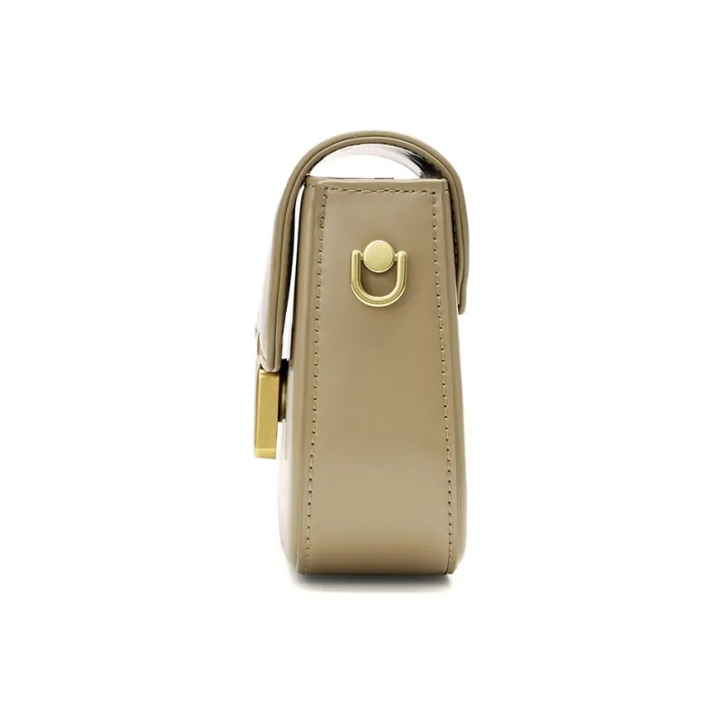JOSINY PU Shoulder Bag Women's Black/Ecru/Khaki-9
