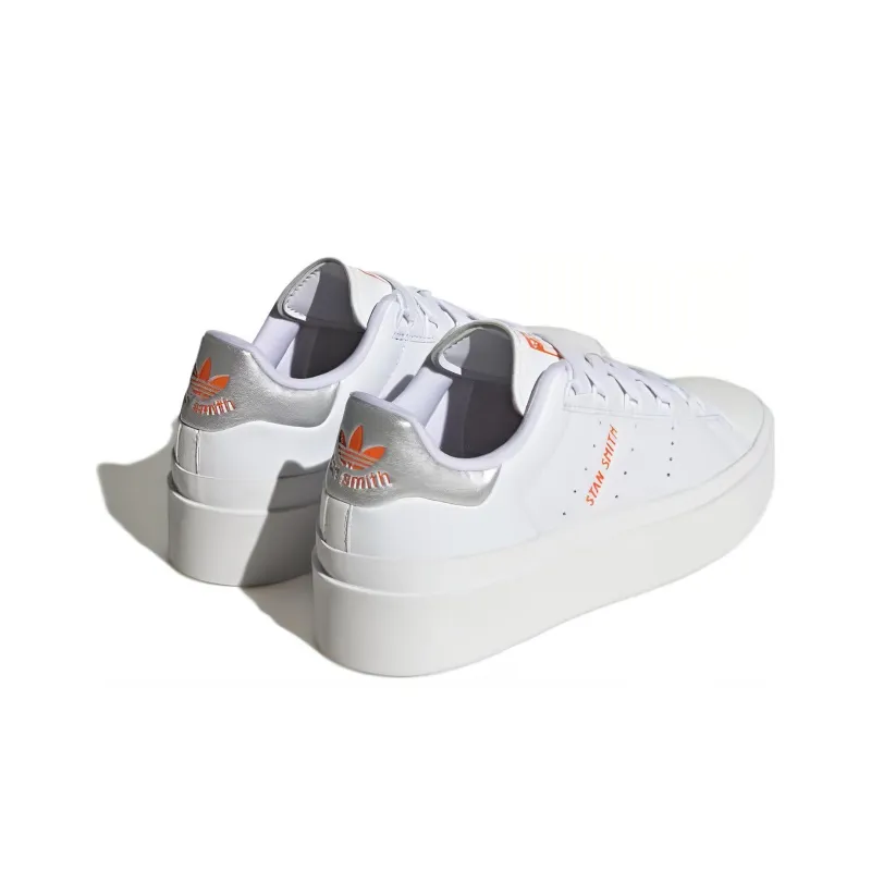 Stan Smith Women's Adidas Originals Bonega 'White Silver Metallic Orange' Women's-3
