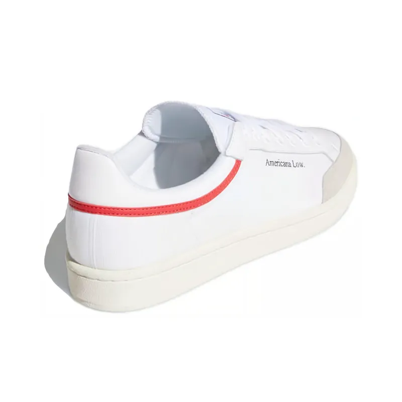 Adidas Americana Low Cloud White Glory Red-3