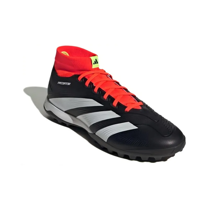 Adidas Predator 24 League Turf Core Black Cloud White Solar Red-2