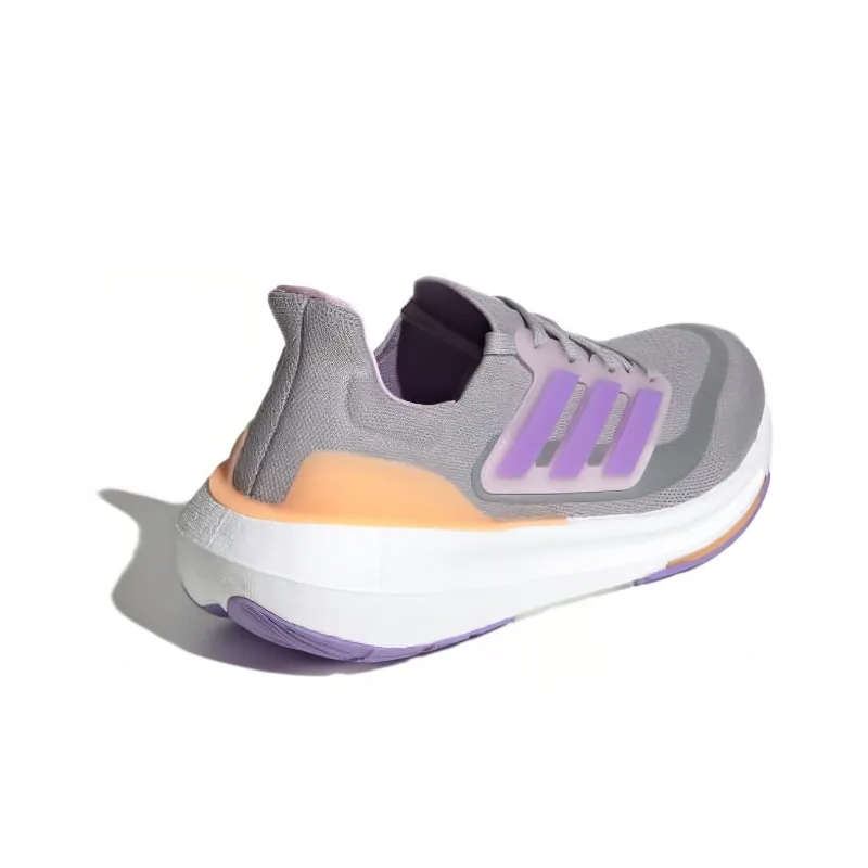 Adidas Ultra Boost Light Grey Violet Fusion Acid Orange Women's-4