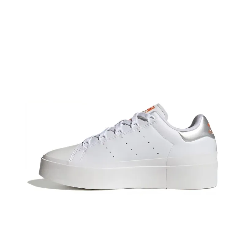 Stan Smith Women's Adidas Originals Bonega 'White Silver Metallic Orange' Women's-0