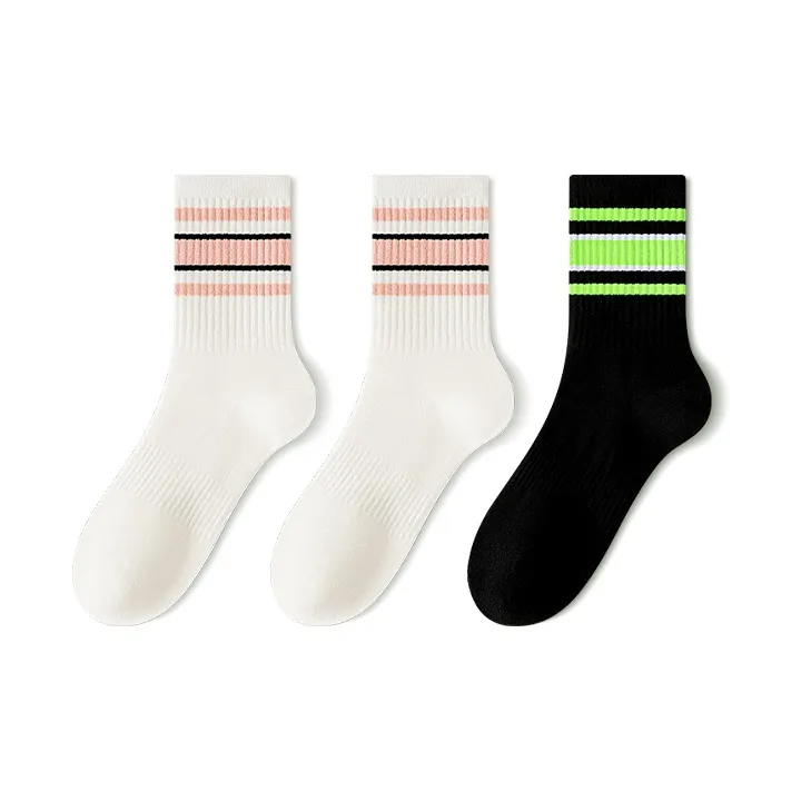 Taste The Color Knee High Socks Women's 3 Pack-4