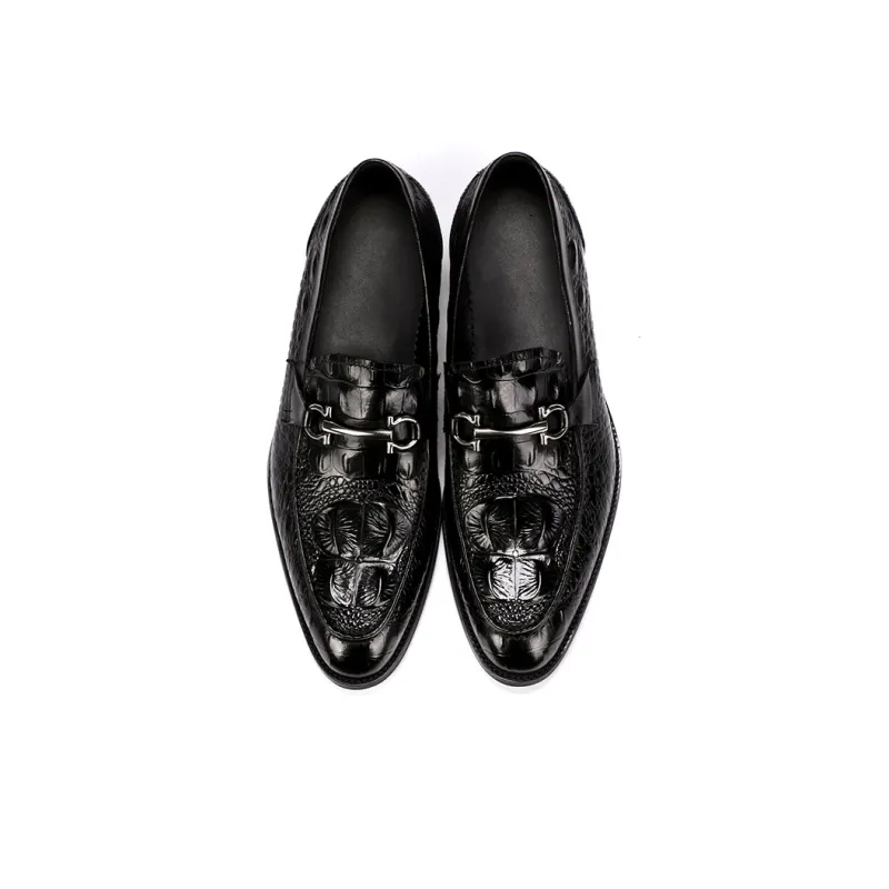 ASTON M.JAZZ Dress Shoes Men Low Top Black/Burgundy-3