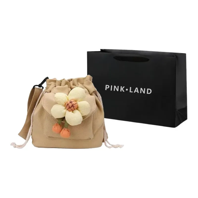 PINK·LAND Canvas Shoulder Bag Women's-14
