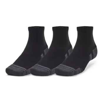 Under Armour Performance Tech Ankle Socks Unisex 3 Pack Black