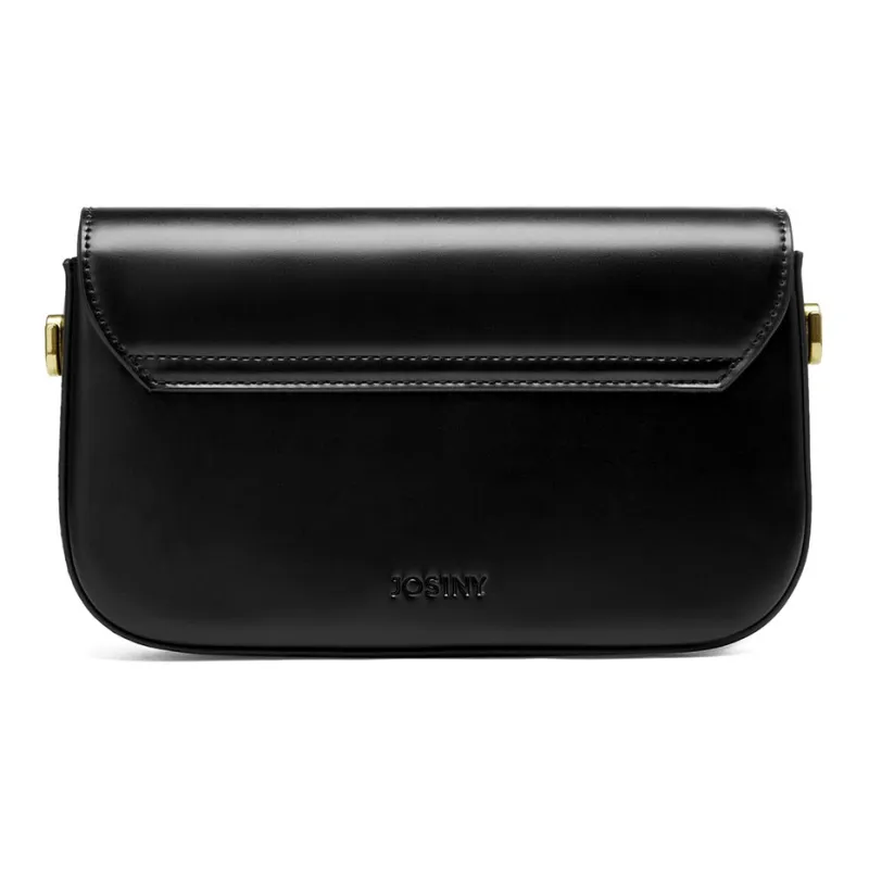 JOSINY PU Shoulder Bag Women's Black/Ecru/Khaki-2