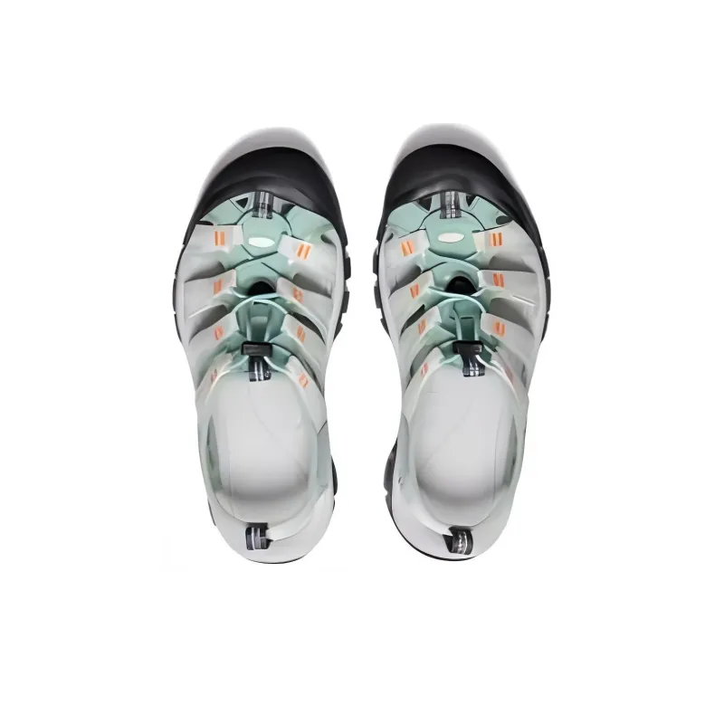 KEEN Newport H2 Breathable River Trekking Shoes Women's White Green-4