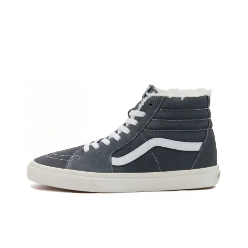 Vans SK8 Skateboard Shoes Unisex High-Top Gray Black