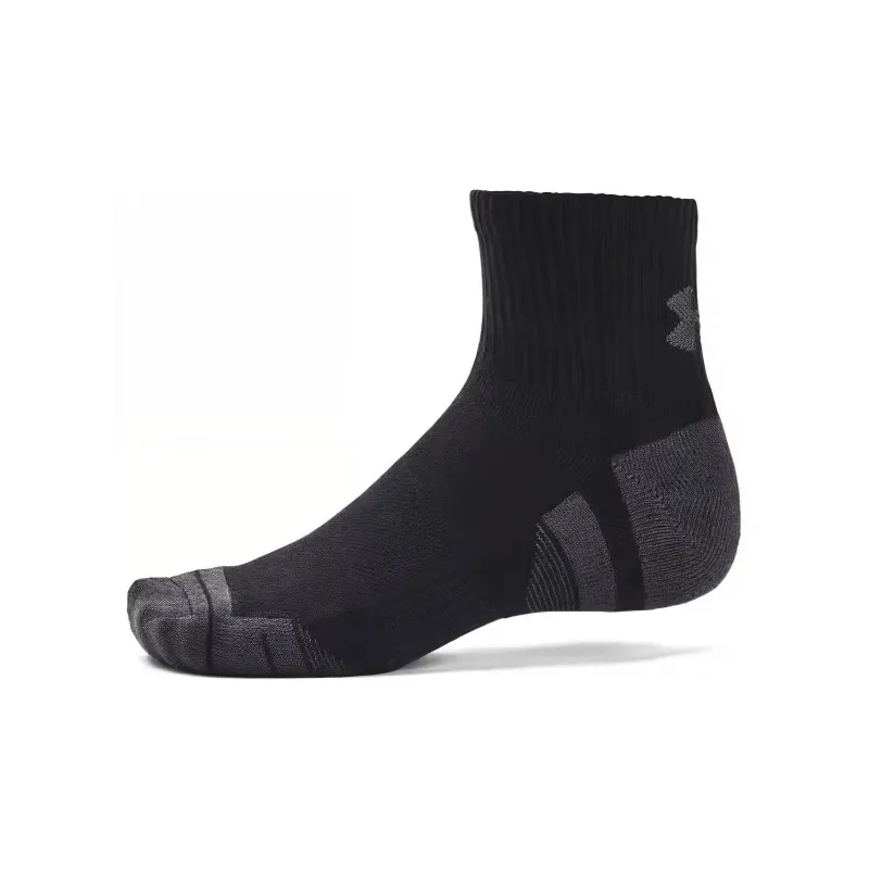 Under Armour Performance Tech Ankle Socks Unisex 3 Pack Black-3