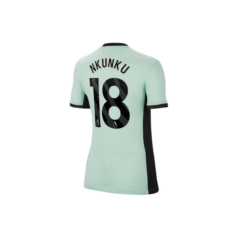 Nike Dri-FIT Christopher Nkunku Chelsea 2023/24 Stadium Third Soccer Jerseys Women's Mint-1