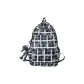 Black with Gray Frog Charm