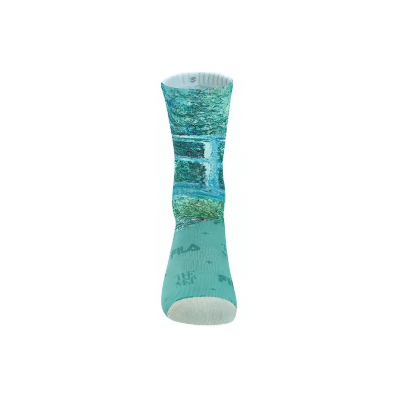 FILA Heritage Knee High Socks Women's 1 Pack Light Bright Green-2