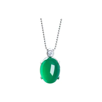Honglangji Chalcedony Jade Pendants Women's
