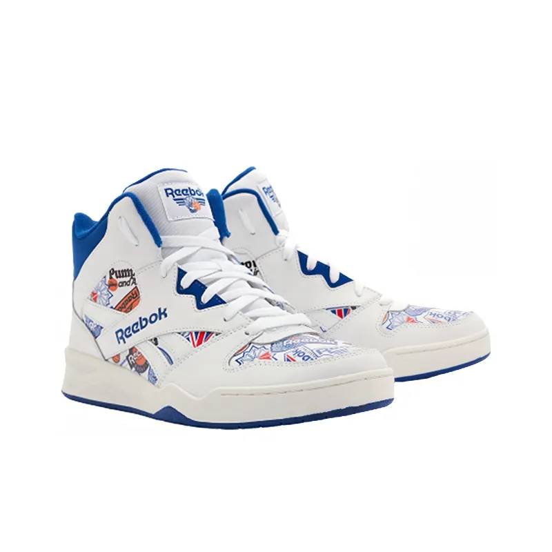 Reebok Royal BB4500 HI2 Sport Shoes White/Blue-2
