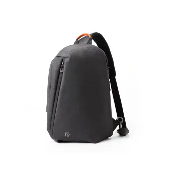 MOYYI Oxford Crossbody Bags Sling Bags Large Size Men's Black