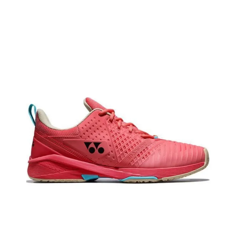 YONEX Ower Cushion Breathable Low Top Tennis Shoes Unisex Red-1
