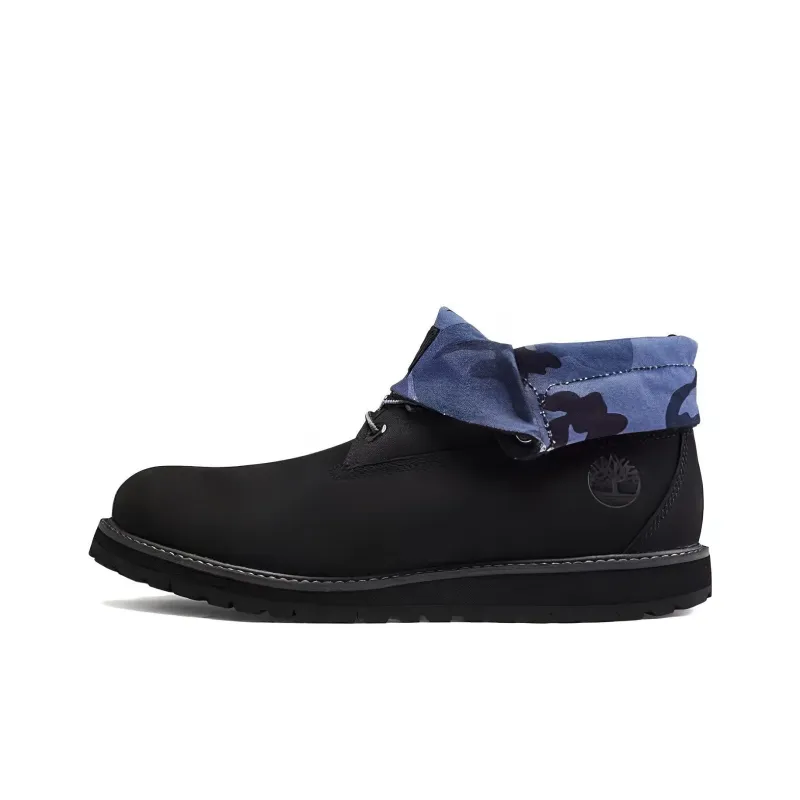 Timberland Roll Top Boots Basic 'Black Blue Camouflage'-0