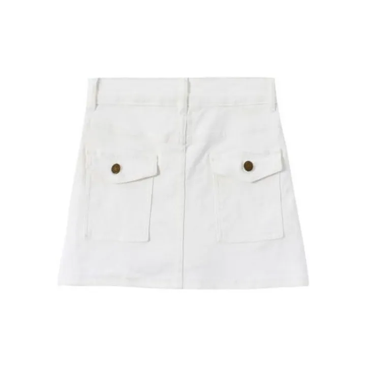 XUANSHU Denim Short Skirts Women's-6