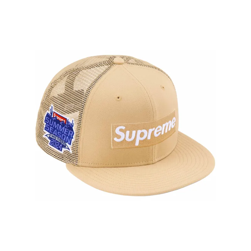 Supreme   Baseball Caps Unisex Beige-0
