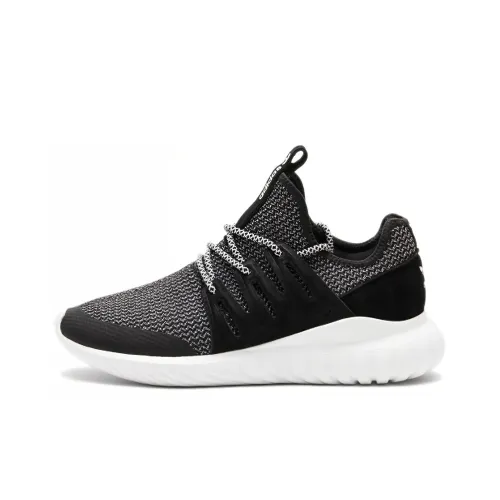 Adidas Originals Tubular Cozy Breathable Running Shoes Black White Unisex 'Black White'