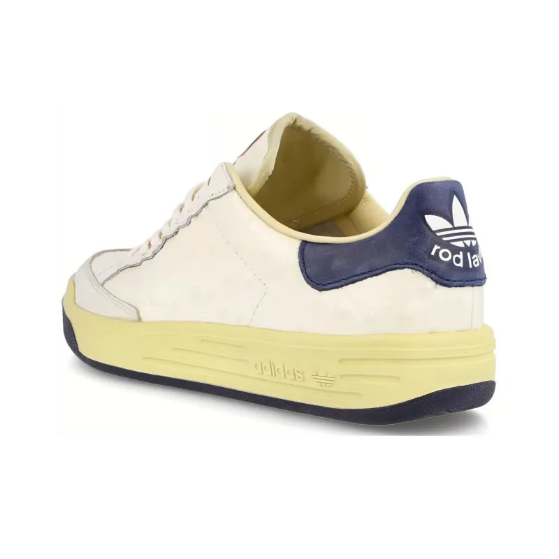 Adidas Rod Laver Ostrich White Navy-3