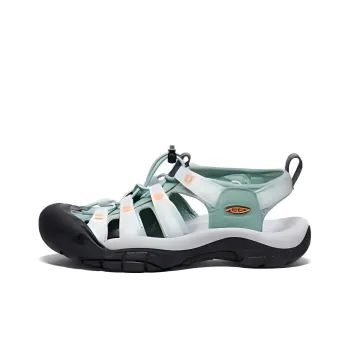 KEEN Newport H2 Breathable River Trekking Shoes Women's White Green