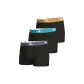Black *3+Purple Blue Orange Logo Print