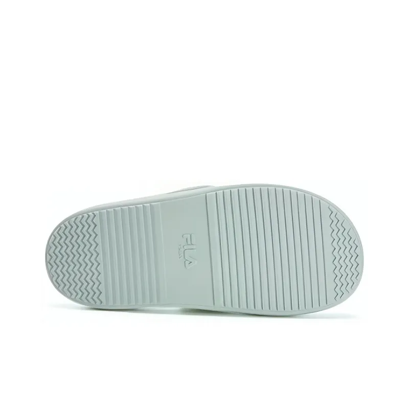 FILA DONUT Rubber Sole Quick Dry Slide Slippers Women's Blue Yellow-4