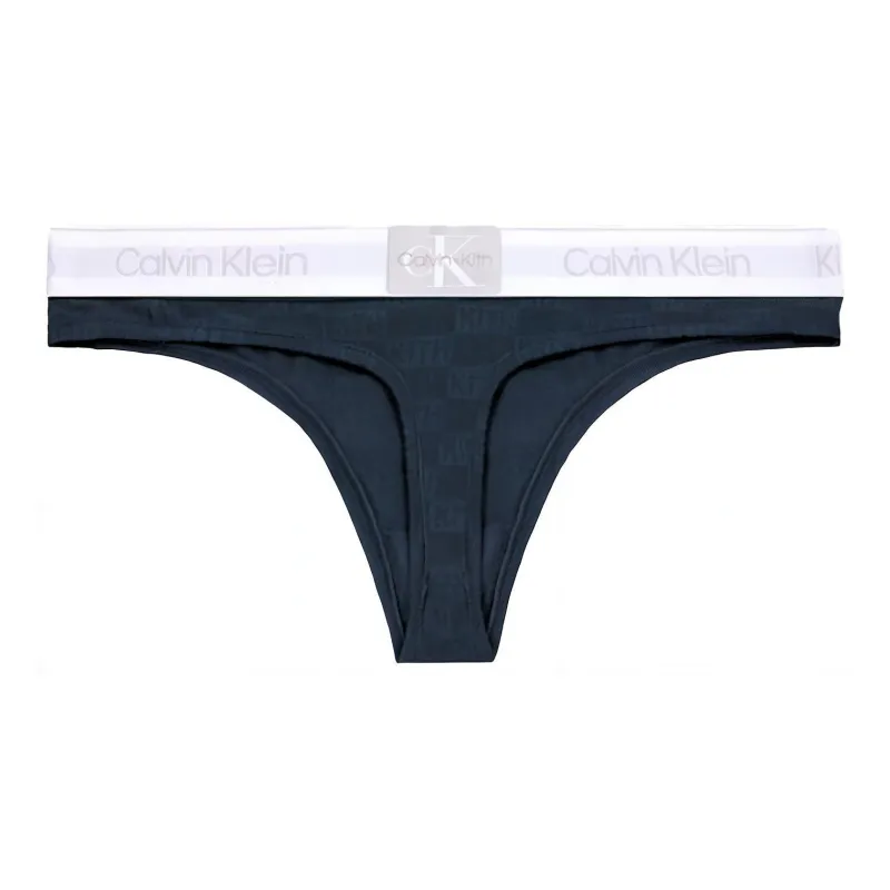 KITH Women's For Calvin Klein Classic Thong 'Navy Heather'-0