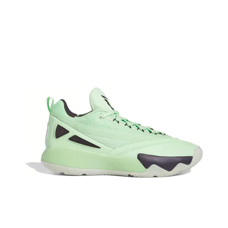 Adidas Dame Certified 2 Low Semi Green Spark Aurora Black Cloud White-1