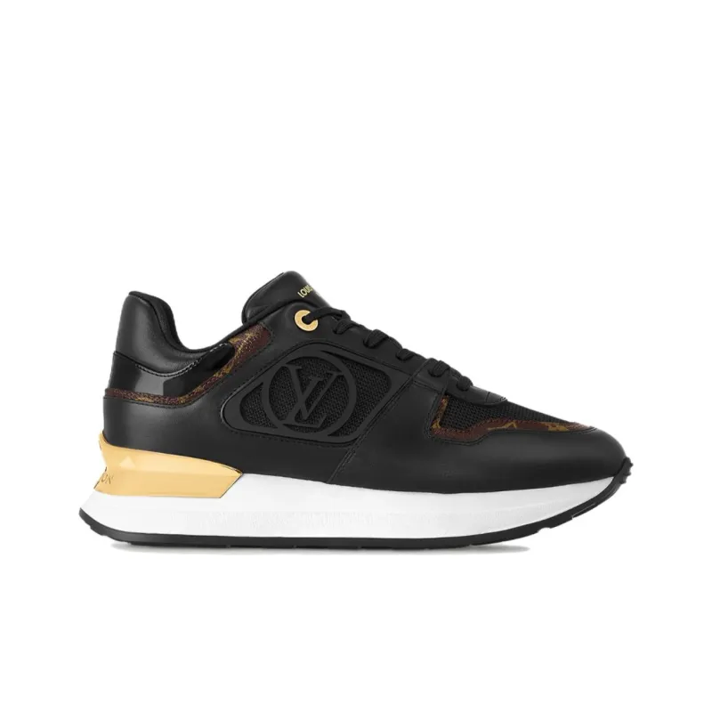 LOUIS VUITTON Run Away Low Top Casual Shoes Women's Black-1