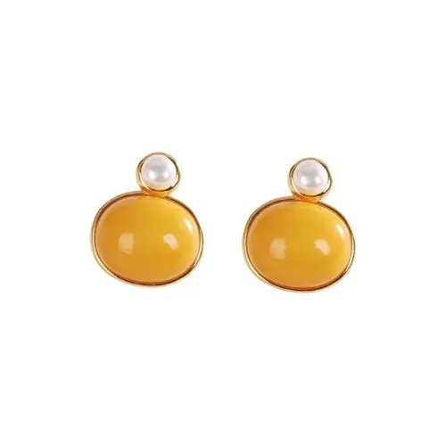 Xiaoyinjiang Beeswax Earrings Women's