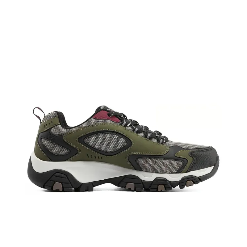 Skechers Casual Shoes Men Low Top Olive Green-1