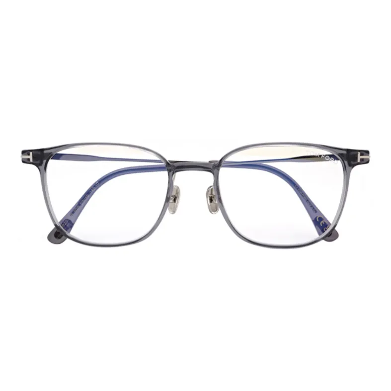 TF Injection Molding Alloy Irregular Shape Eyeglass Frames Unisex Gray-3