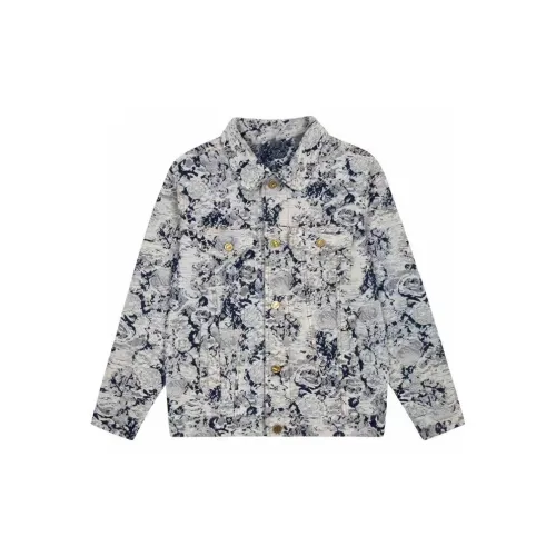 PLAY BUSH Jackets Women's Blue Floral